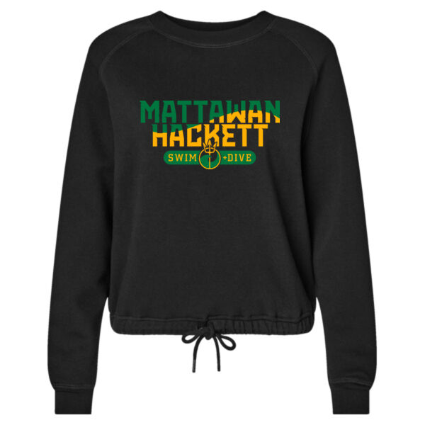 Women's Relaxed 3-End Boxy Fleece Crewneck Sweatshirt Thumbnail