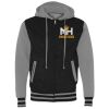 Unisex Heavyweight Varsity Full-Zip Hooded Sweatshirt Thumbnail
